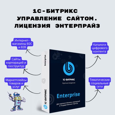 1С-Битрикс: Управление сайтом. Лицензия Энтерпрайз - купить в Кырчиме-Копках